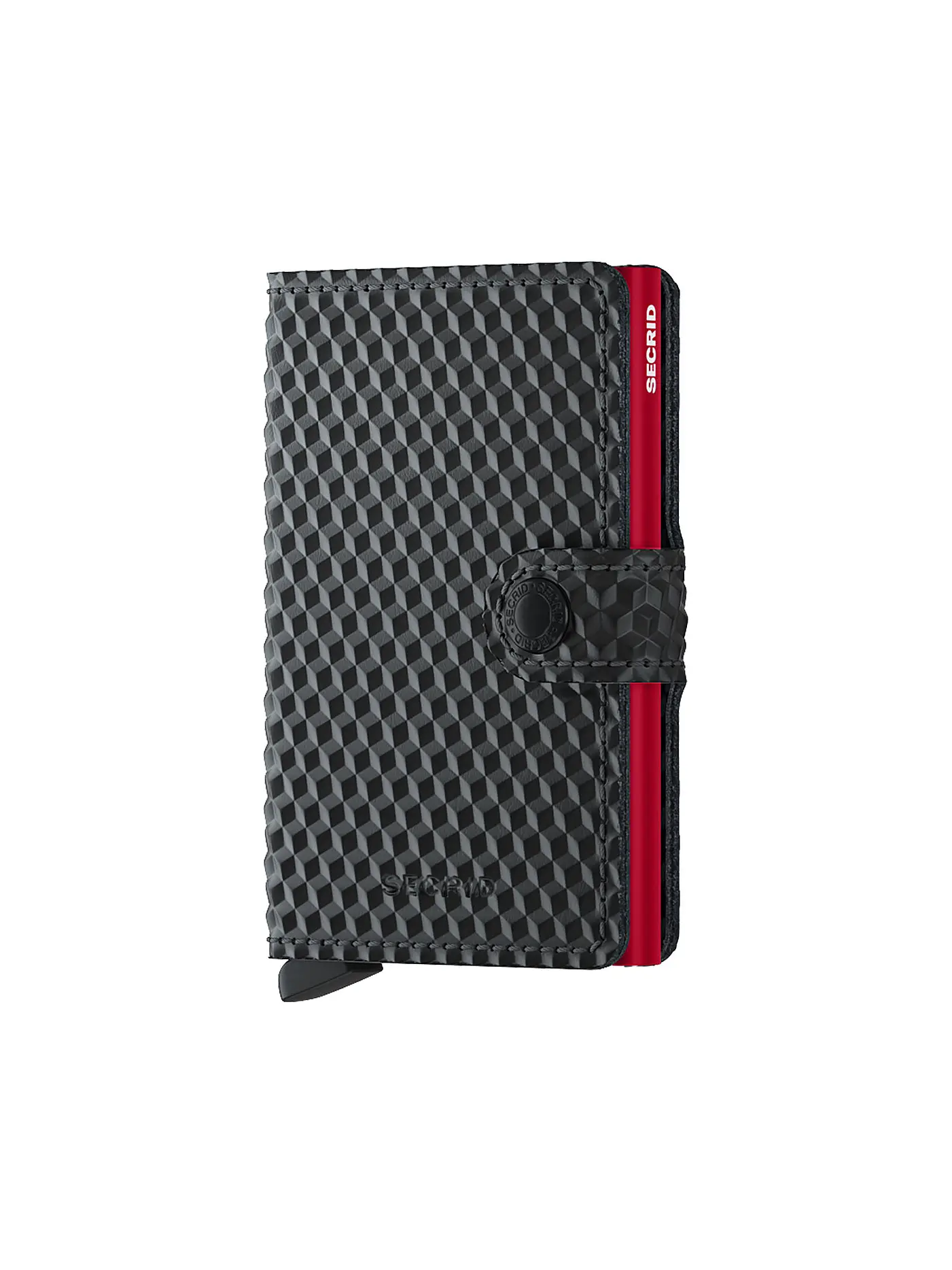 SECRID | Geldbörse - Miniwallet Cubic Black Red | 